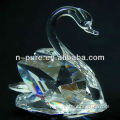 Exquisite Clear Crystal Swan